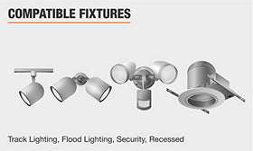 EcoSmart BR20 soft white light in a living room and dining area ambiance.