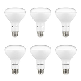 EcoSmart BR30 dimmable LED with 2700K soft white for ambient lighting.