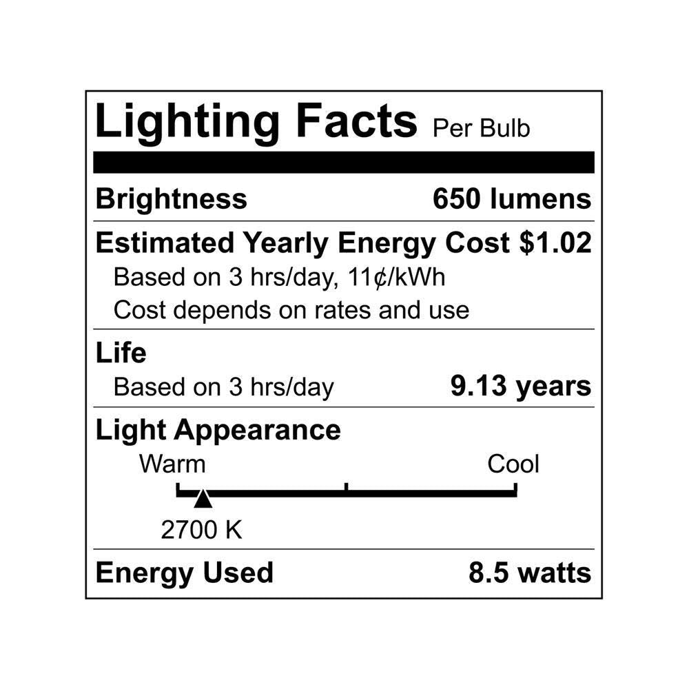 EcoSmart BR30 shatter-resistant bulb keeps rooms bright in busy households.