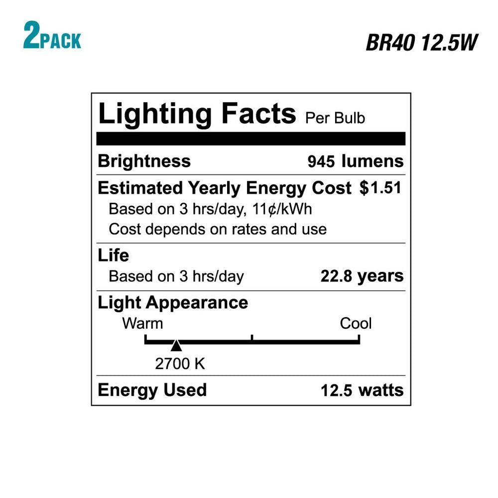 EcoSmart BR40 LED bulb in recessed can delivering even illumination