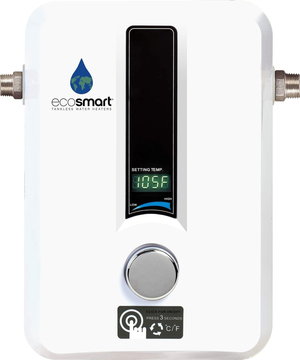 EcoSmart ECO 11 digital temperature control for precise warm water management