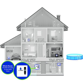 EcoSmart Eco 27 brass tops to prevent electrolysis and extend life.