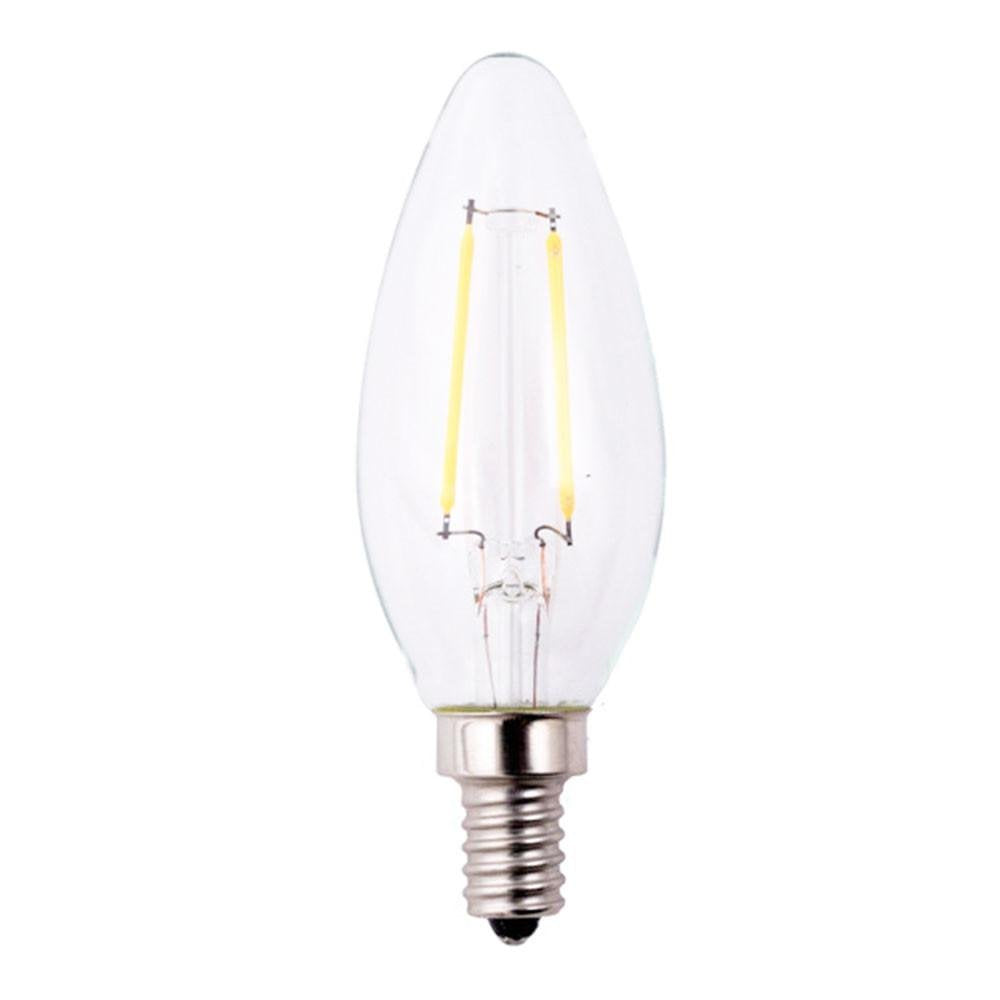 EcoSmart soft white 2700K 500lm bulb with warm glow.