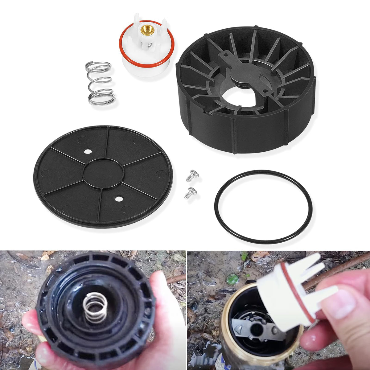 E-cowlboy 0887718 hood for reliable outdoor backflow protection.