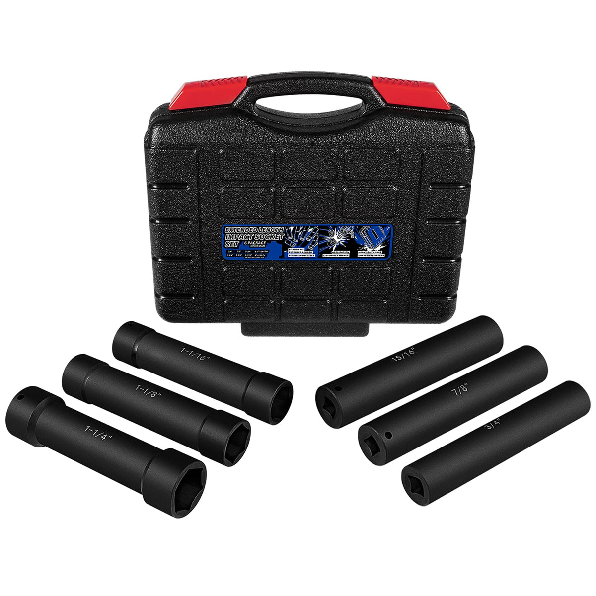 E-cowlboy compact case keeps sockets organized on site.