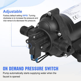 ECOWORTHY 33-Series 50psi-pressure-switch adjusts flow on demand.