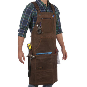 ecoZen Lifestyle apron full-coverage design for comprehensive protection during heavy-duty tasks.