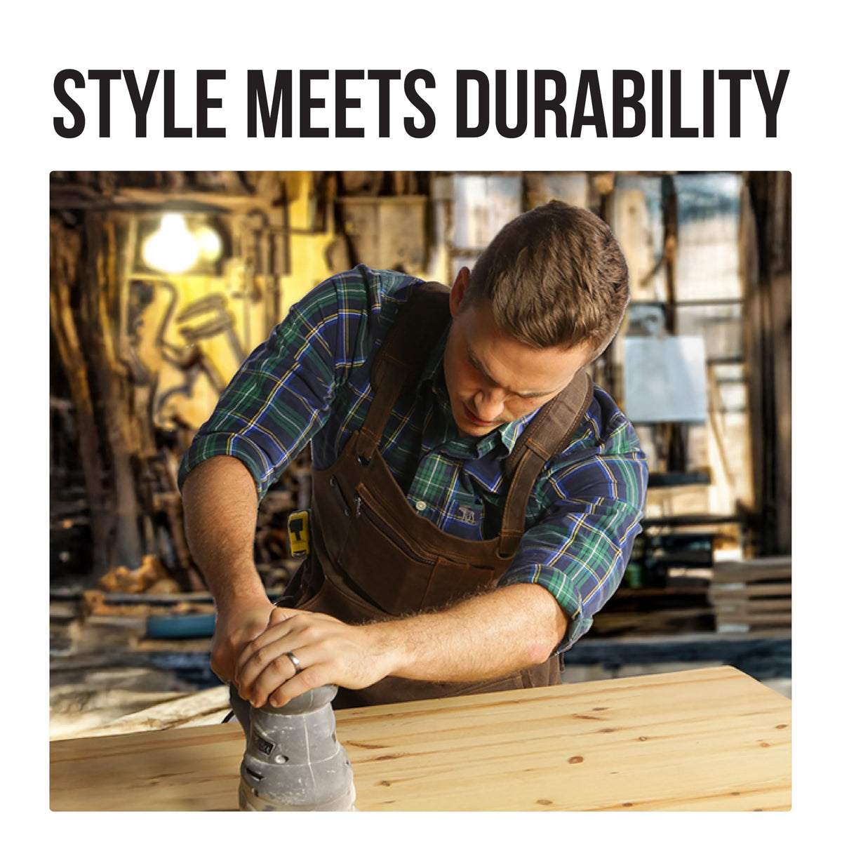 ecoZen Lifestyle waxed canvas material ensures durability and weather-resistant wear.