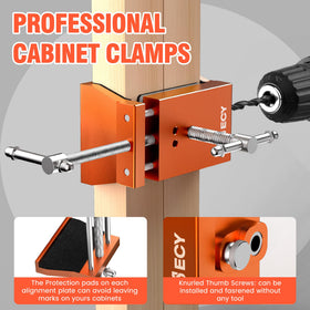 ECY cabinet clamps 2-pack alignment plate supports stable frame alignment
