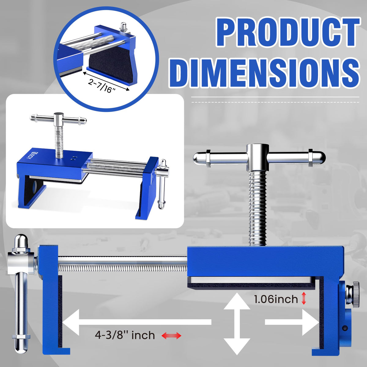 ECY Cabinet Clamps drill guide system aids accurate pilot hole placement