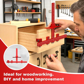 ECY jig suits cabinets, drawers, and furniture projects.