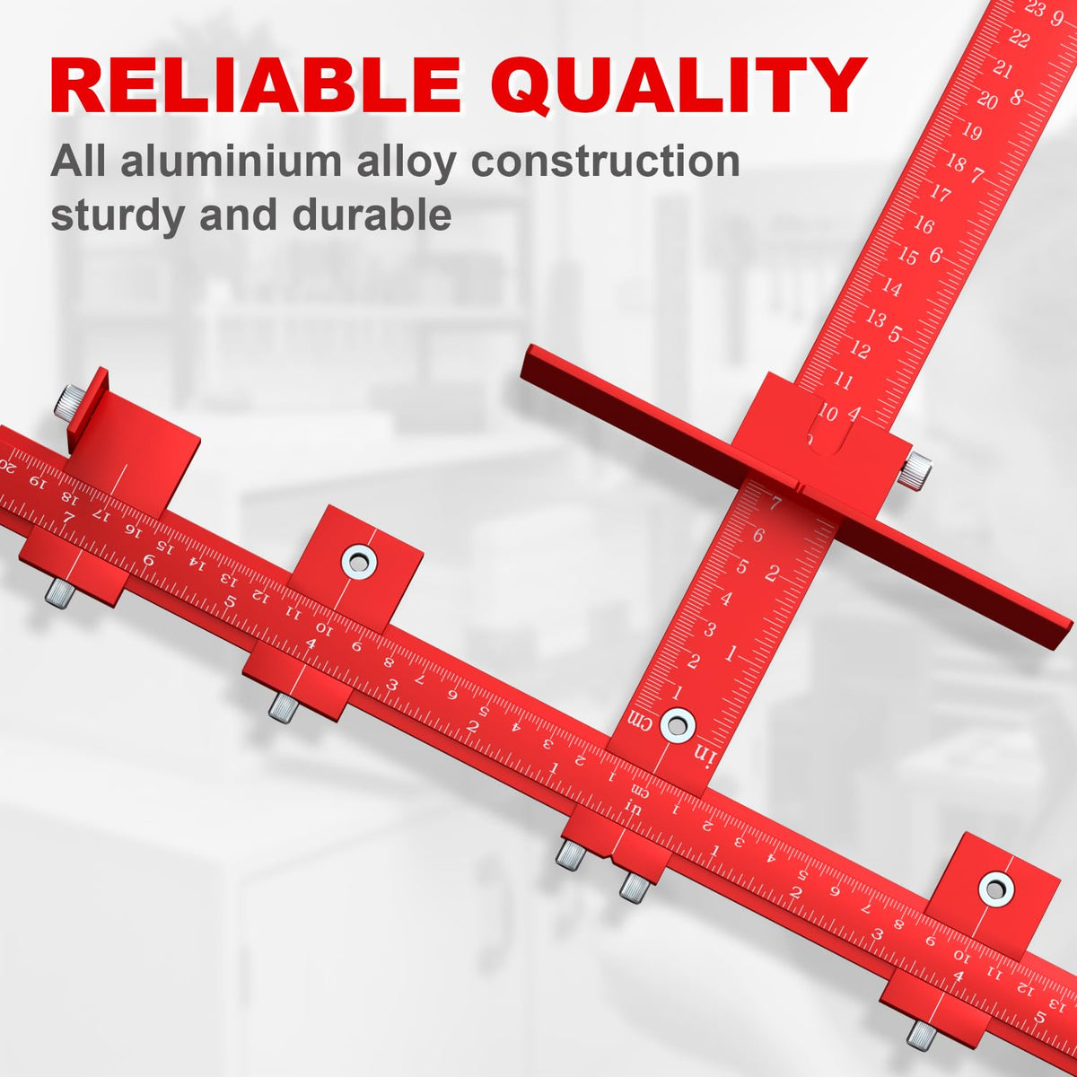 ECY automatic center punch action marks accurate holes.
