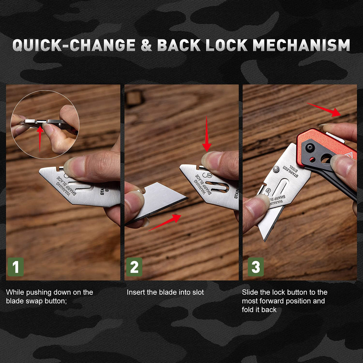 edcfans back-lock keeps blade secure during use