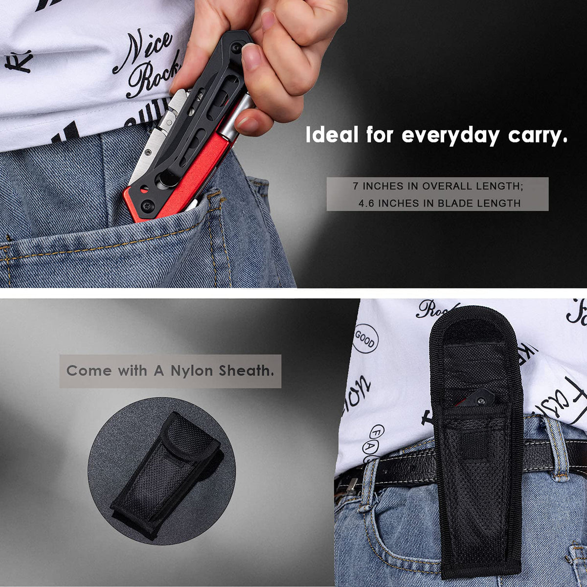 edcfans belt clip and holder keeps tool within reach