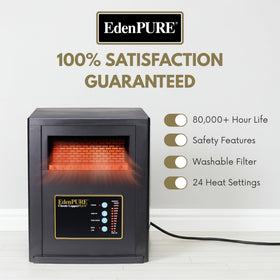 EdenPURE Classic CopperPLUS cool-touch housing emphasizing safe design for families