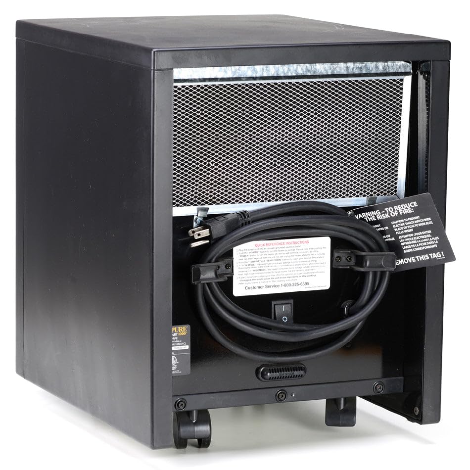 EdenPURE Classic CopperPLUS safety feature set including tip-over and overheat protection