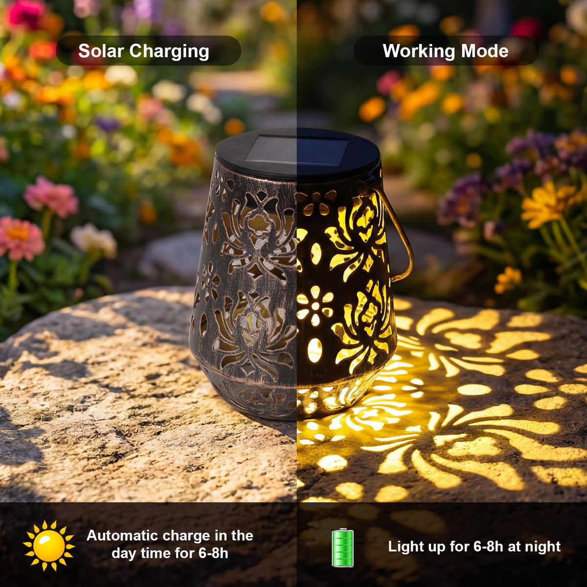 Edenseelake bronze lanterns displayed on a tabletop arrangement