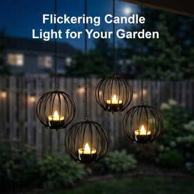 Edenseelake flickering LED tea lights deliver a warm amber glow.