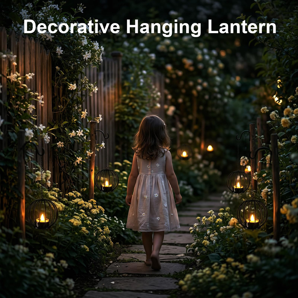 Edenseelake hanging lantern on a branch shows versatile installation options.