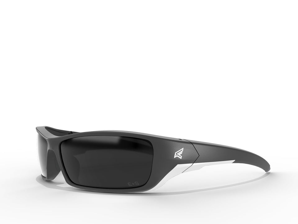 EDGE Reclus black safety glasses frame front for durable protection