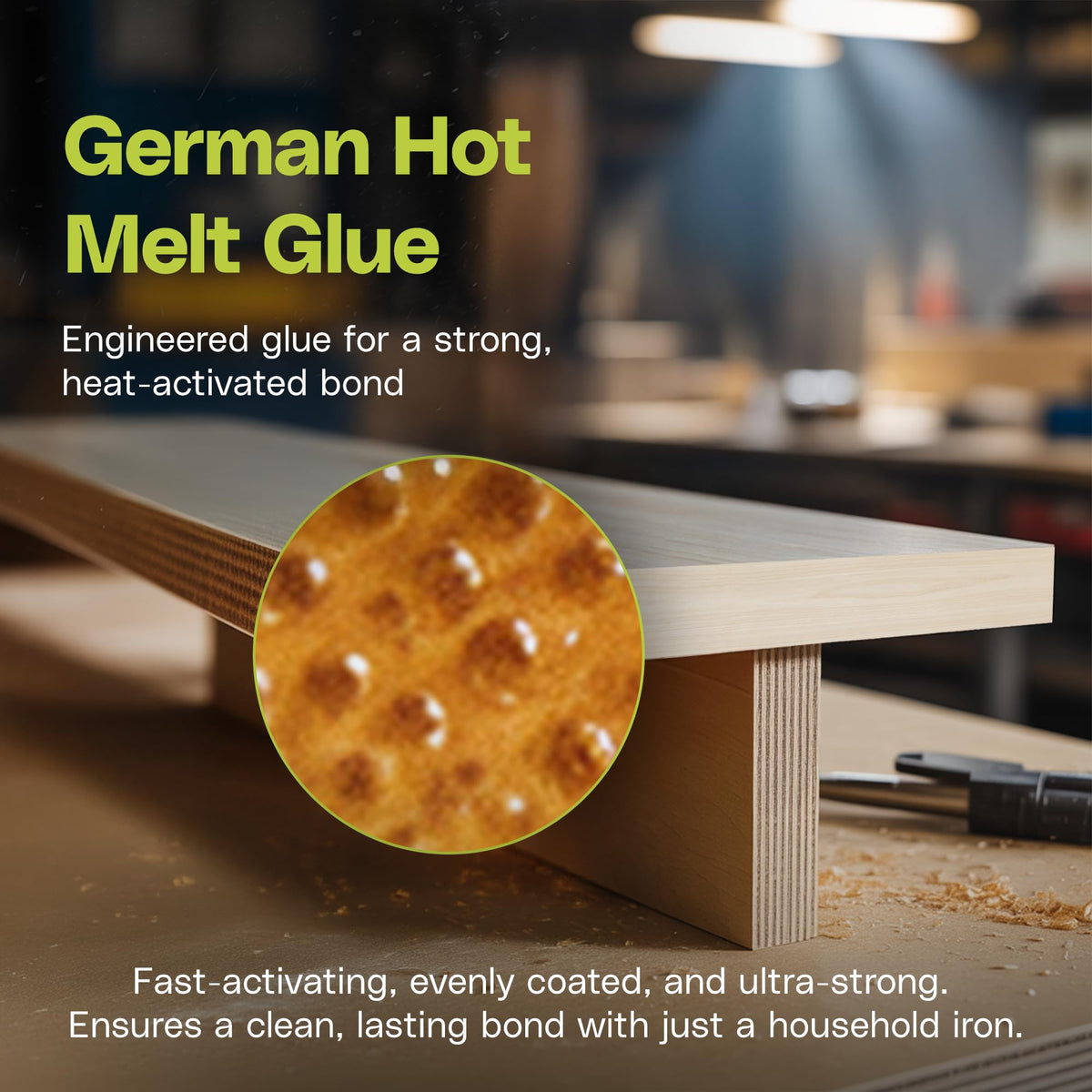 Edge Supply birch veneer close-up highlights smooth sanding and seamless finish