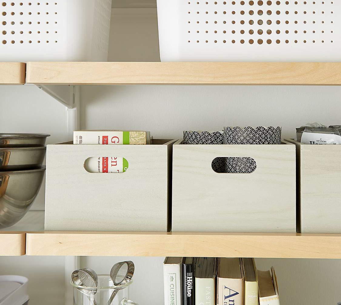 Edge Supply Birch edge banding can be stained or painted to match décor.