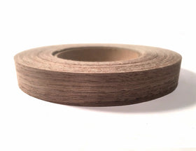 Edge Supply Walnut wood veneer roll shows natural grain for authentic cabinet edging