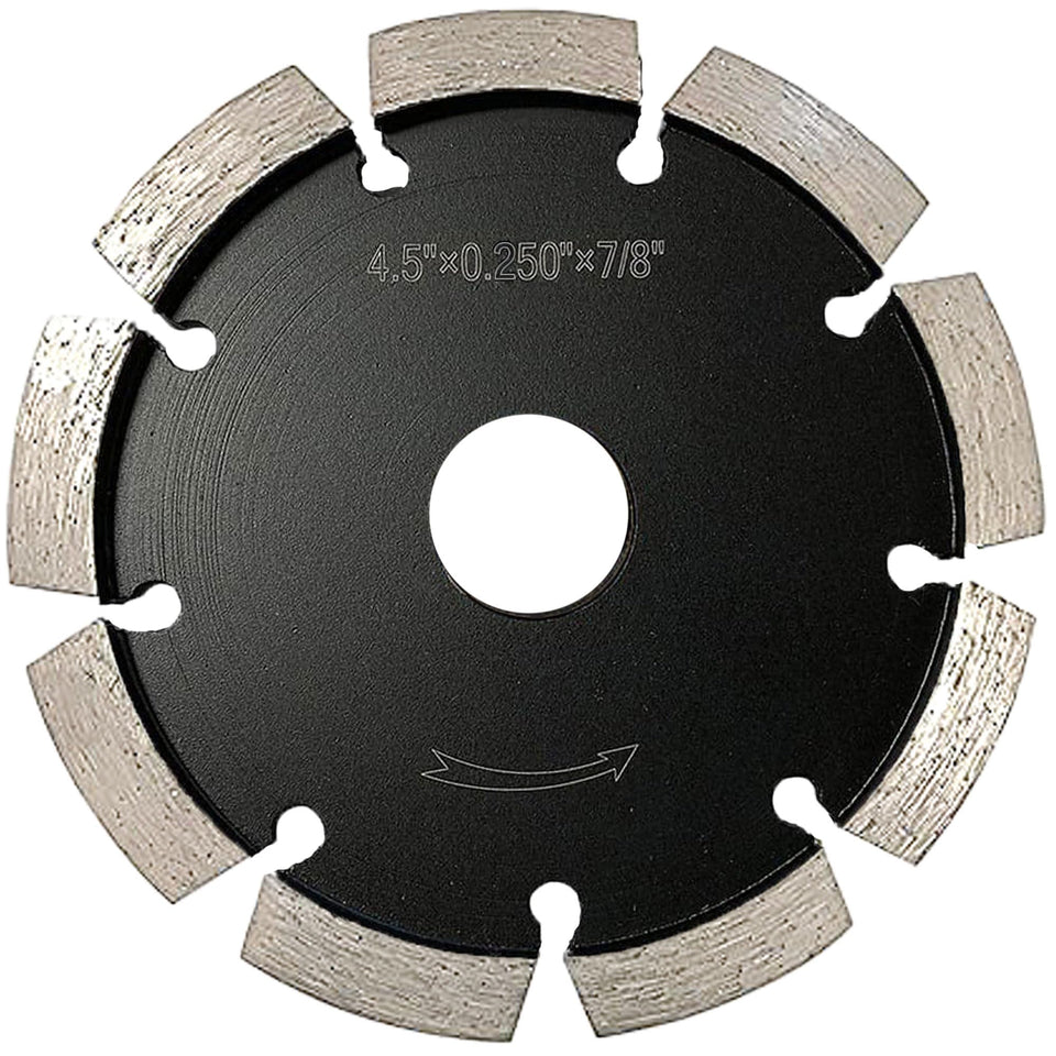 EDiamondTools 4.5-inch diamond crack chaser blade cutting concrete cracks with precision