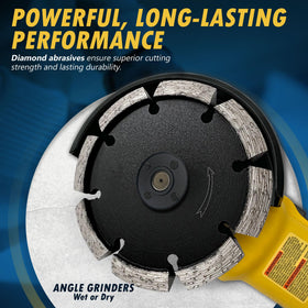 EDiamondTools premium steel blade body ensures warp resistance and stable guiding