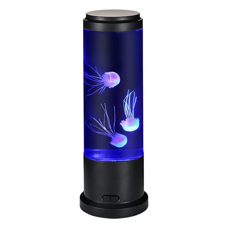 EDIER Jellyfish Lamp 11-inch tank provides calming motion for serene spaces.