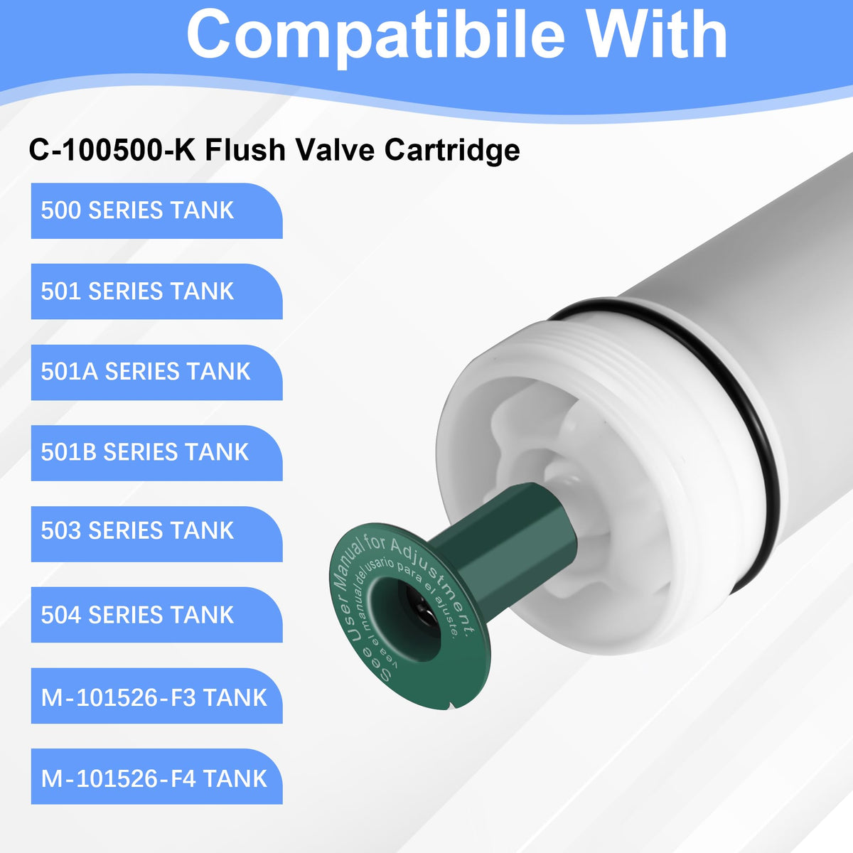 Edifla C-100500-K back view shows seal interface and compatibility.