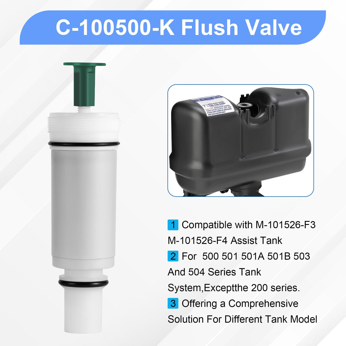 Edifla C-100500-K close-up emphasizes ABS durability.