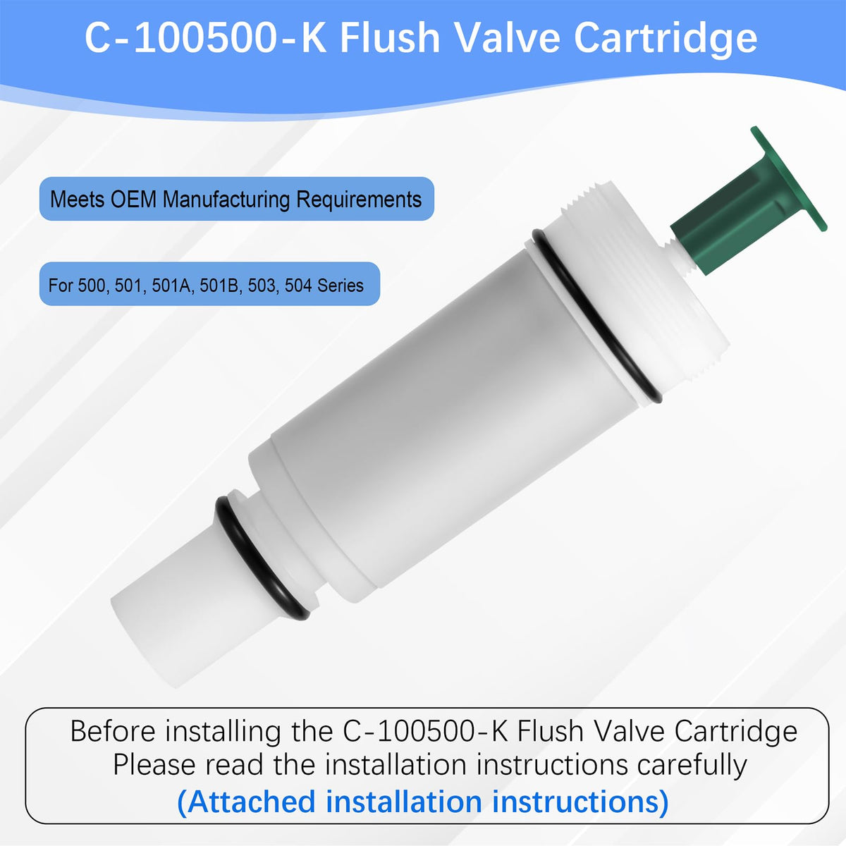Edifla C-100500-K side view highlights compact design for easy installation.