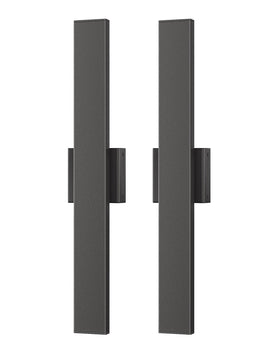 EDISHINE 23.6-inch outdoor wall light two-pack packaging ready for use