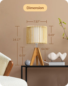 EDISHINE base and 64-96-inch cord length enabling flexible bedside placement.