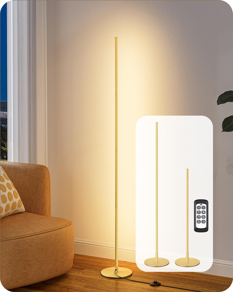 EDISHINE corner floor lamp base offers sturdy support for stable room lighting.