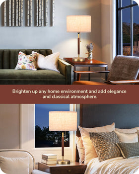 EDISHINE quick 5-minute assembly lamp setup for busy homes.