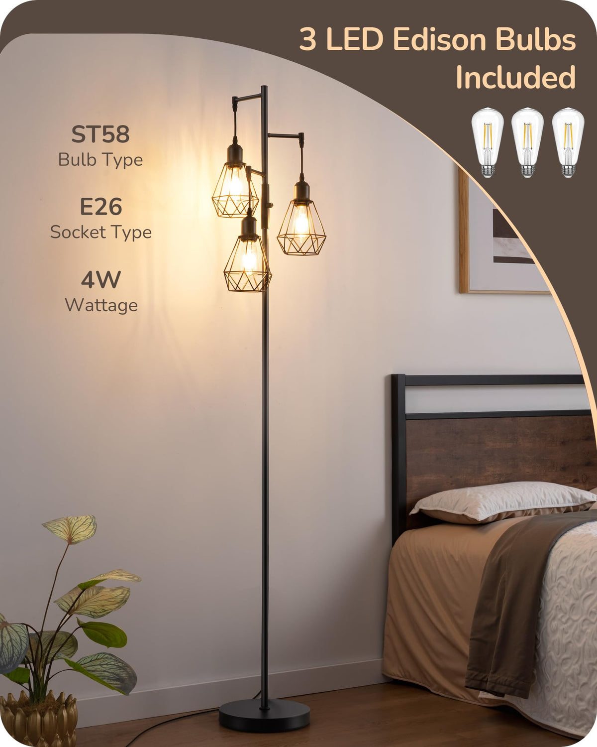 EDISHINE easy-assembly instructions simplify setup without extra tools.