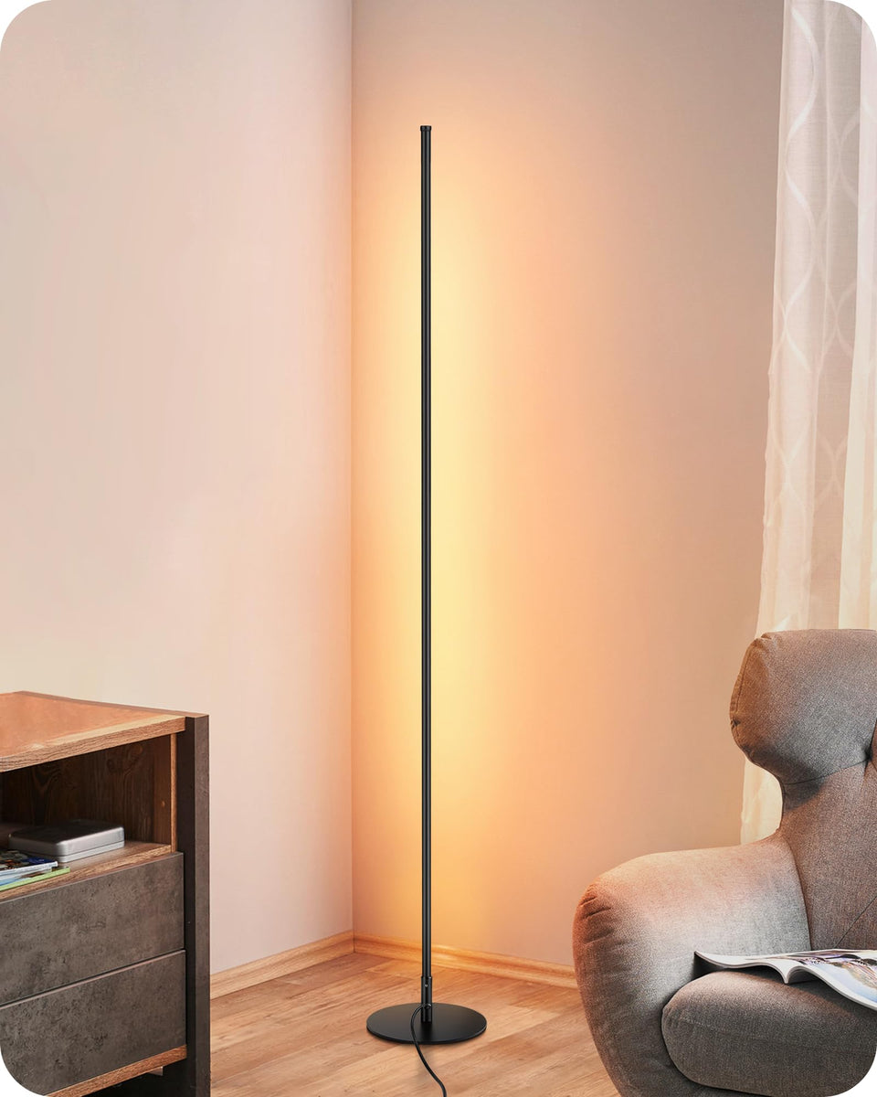EDISHINE floor lamp base showing sturdy anti tip design for safe placement