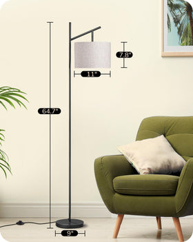 EDISHINE linen shade adds soft, diffused light