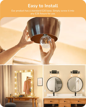 EDISHINE G25 long-lasting bulb reduces replacements over years