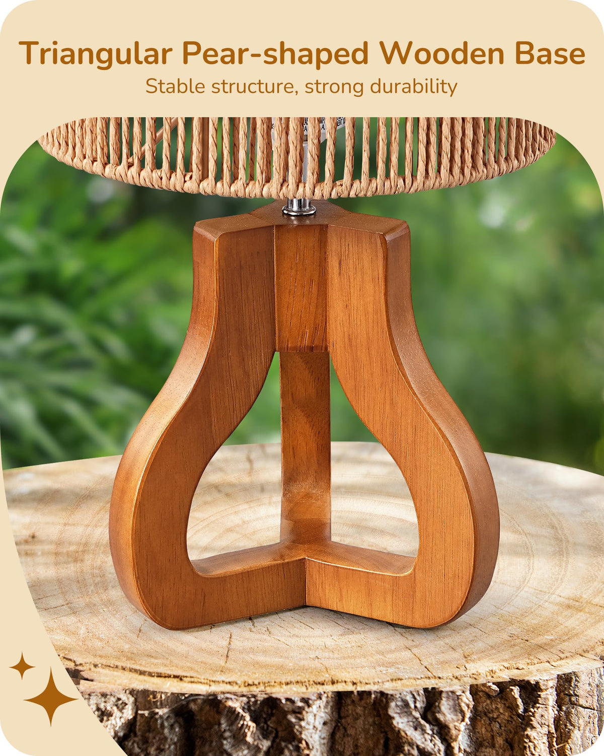 EDISHINE handwoven paper rope shade creates cozy, glare-free illumination