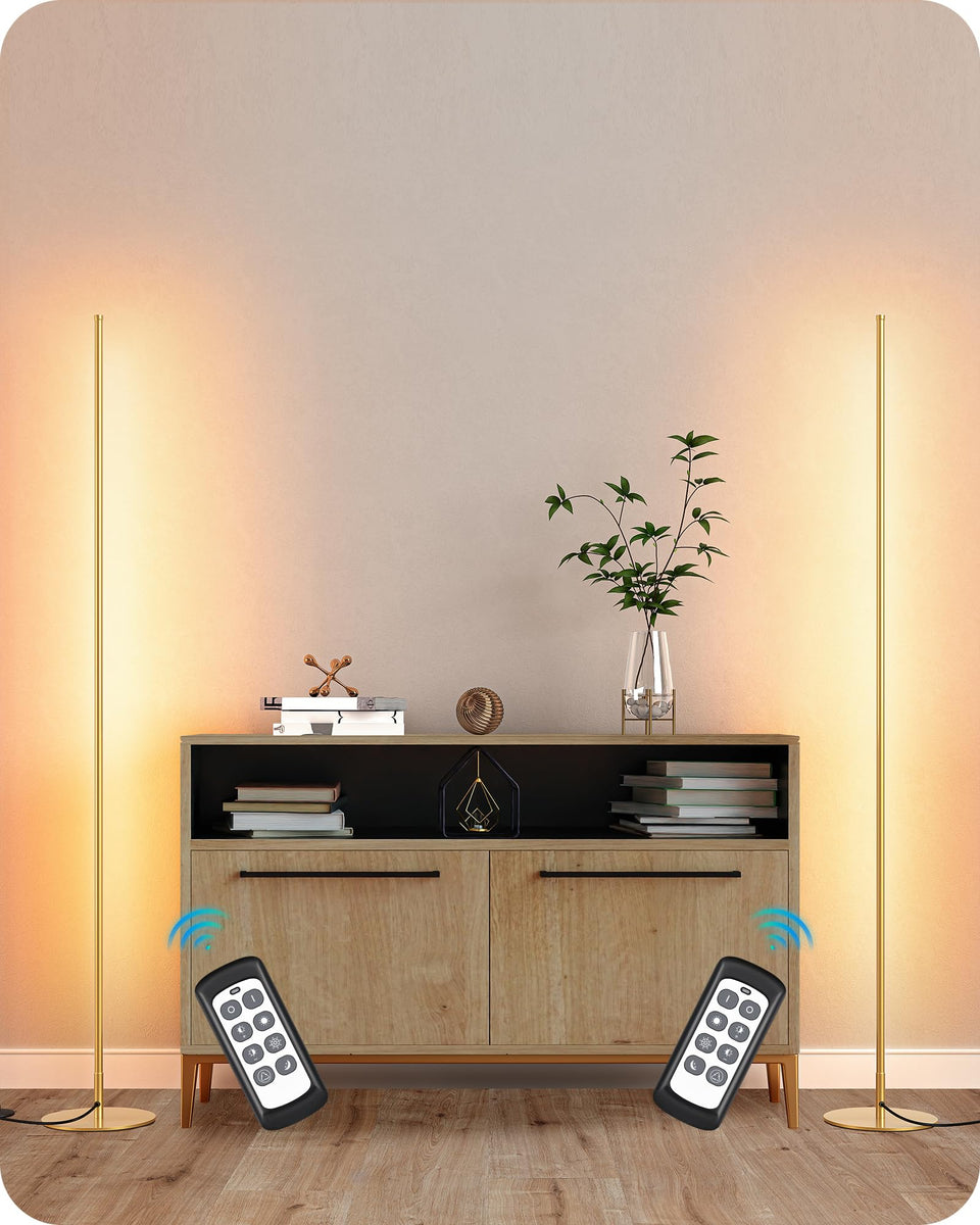 EDISHINE LED corner lamp base assembly for a sturdy, stylish setup.