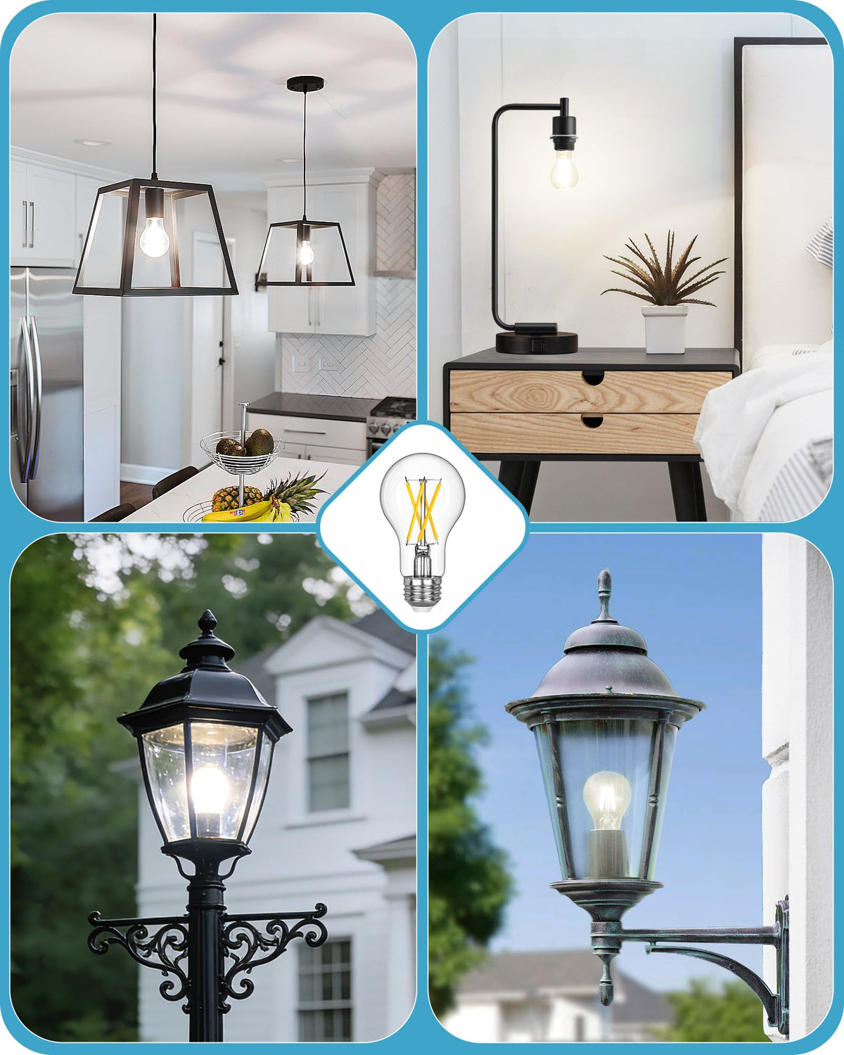 EDISHINE long-life bulbs last up to 15000 hours reducing replacements