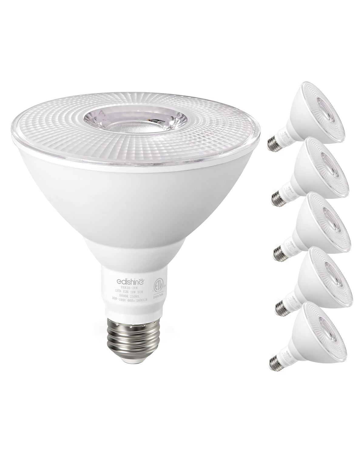 EDISHINE PAR38 outdoor flood light dimmable for adjustable ambiance