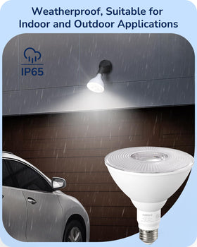 EDISHINE yard light covers driveways with broad, even illumination