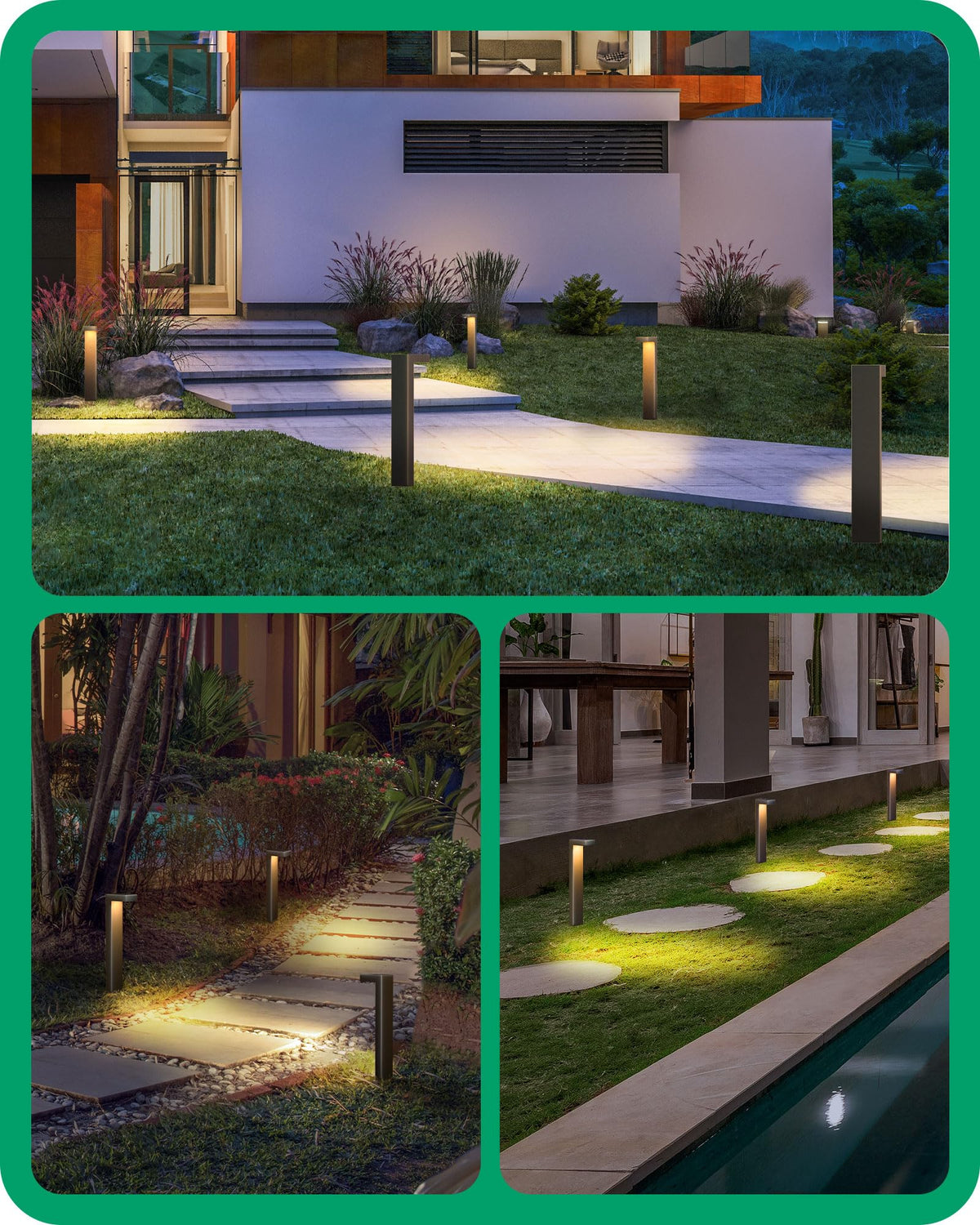 EDISHINE quick-connect connectors enable tool-free outdoor wiring setup.