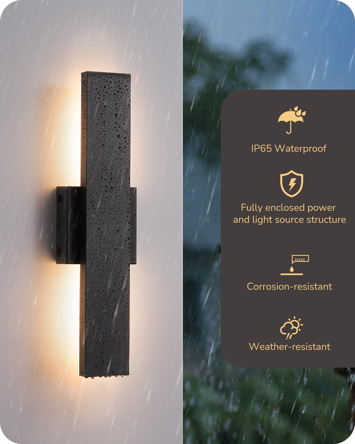 EDISHINE porch entrance light for welcoming entryways