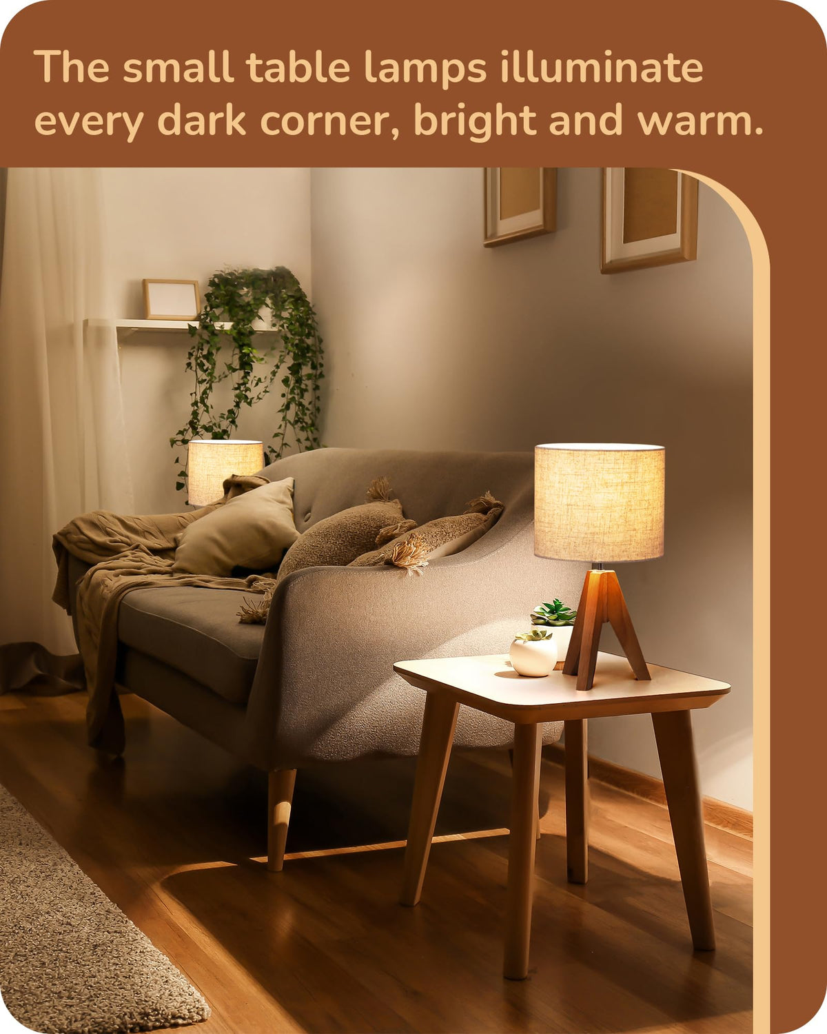 EDISHINE two-pack offers versatile options for two rooms
