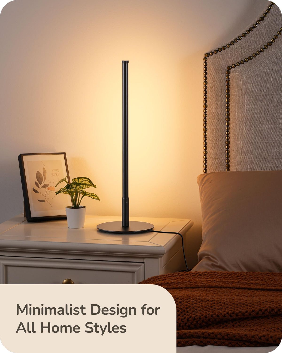 EDISHINE lamp provides stepless dimming for precise brightness control.